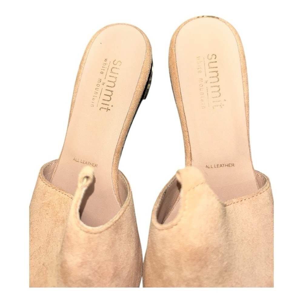 Summit by white mountain Women Leather Slip-On Mules (doesn’t come with strings) - Picture 4 of 7